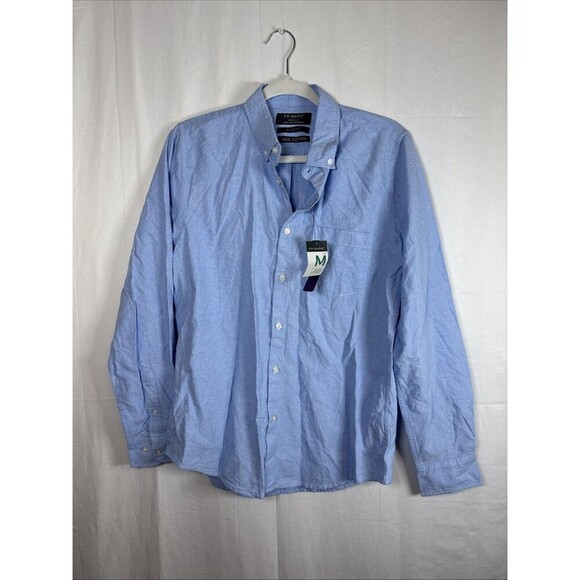 Primark Other - Primark Men’s Blue Long Sleeve Dress Shirt Slim Fit  Size Medium NWT
